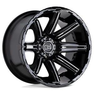 Black Rhino – RAMPAGE – Black – 20″x9.5″ 12mm – Summer Wheels – 2095RPG126135B87